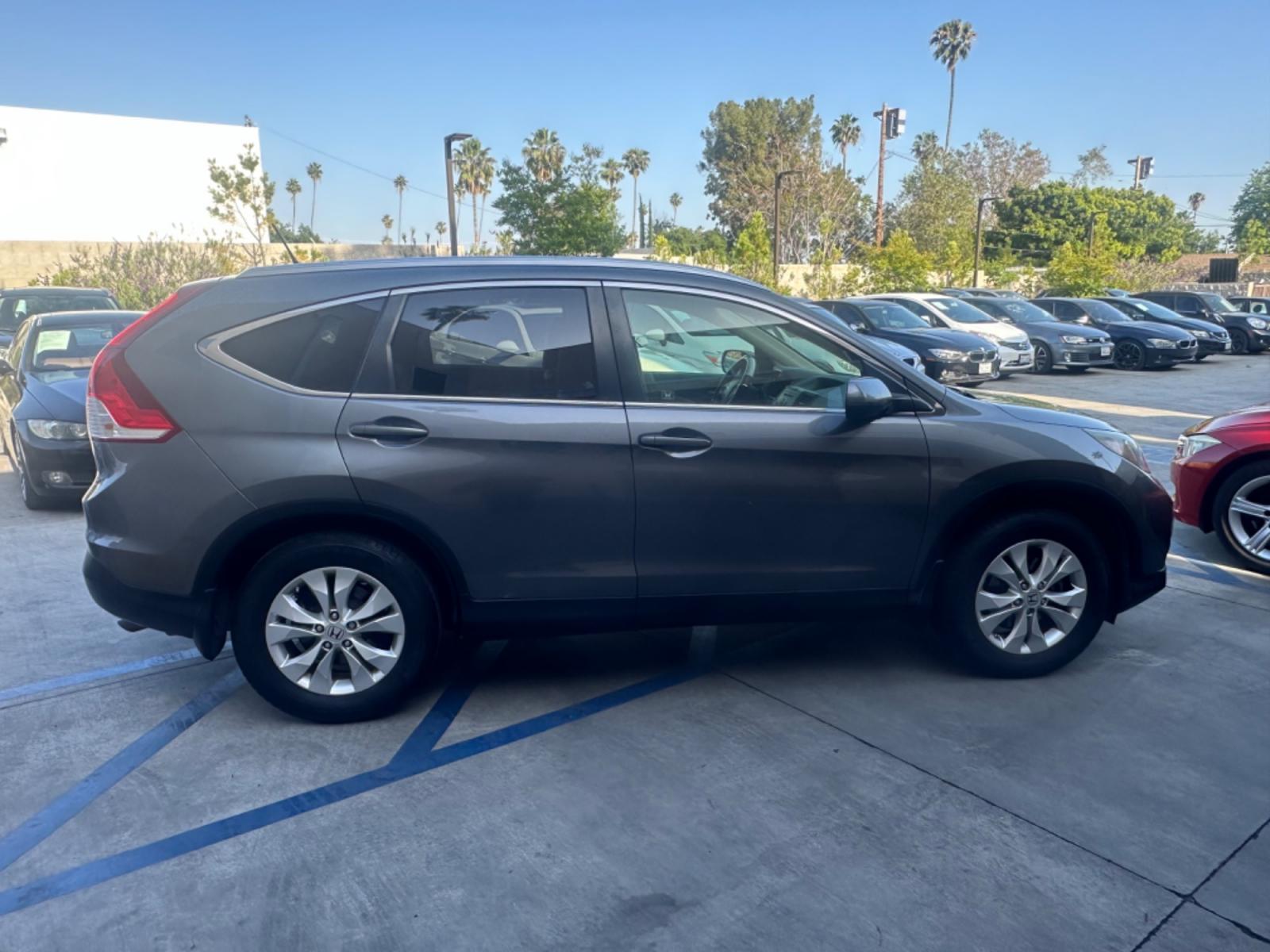 2012 Grey /Gray Honda CR-V EX-L 2WD 5-Speed AT (JHLRM3H78CC) with an 2.4L L4 DOHC 16V engine, 5-Speed Automatic transmission, located at 30 S. Berkeley Avenue, Pasadena, CA, 91107, (626) 248-7567, 34.145447, -118.109398 - Moon-roof! Leather seats! This 2012 Honda CR-V EX-L 2WD 5-Speed AT looks and drives good. - Photo #5